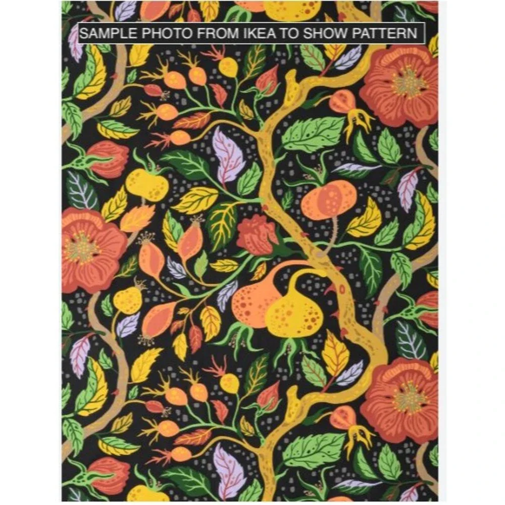 IKEA HOSTAGILLE Tablecloth + Pillow covers autumn Halloween 57